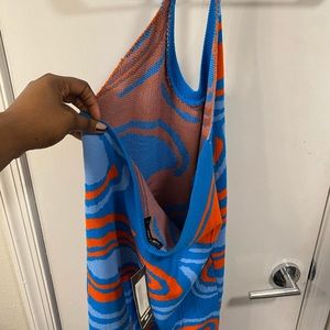 Printed Halter Dress